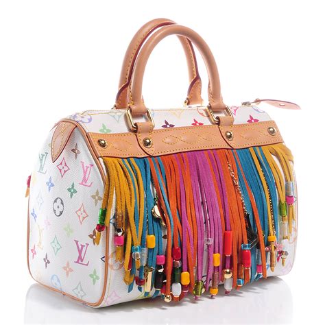 how to put fringe on louis vuitton|Louis Vuitton Speedy 25 Fringe Multicolor (2006) Limited.